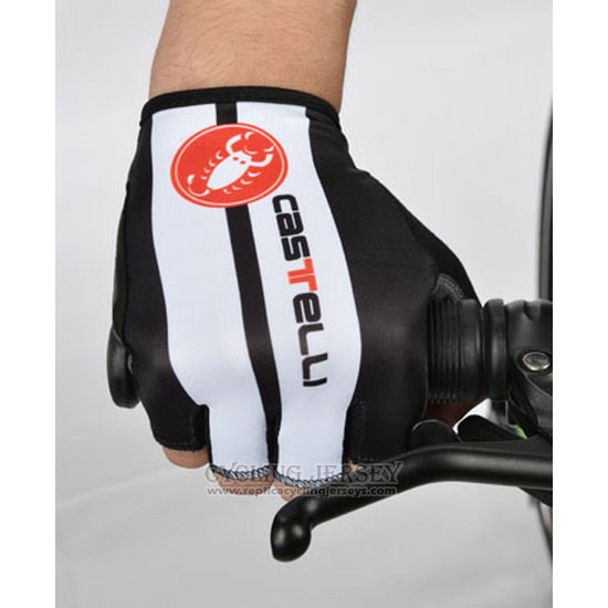 2012 Castelli Gloves Cycling White and Black
