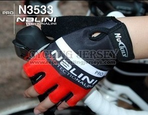 2013 Nalini Gloves Cycling Black and Red