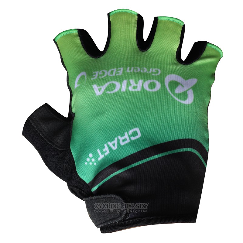 2014 GreenEDGE Gloves Cycling White