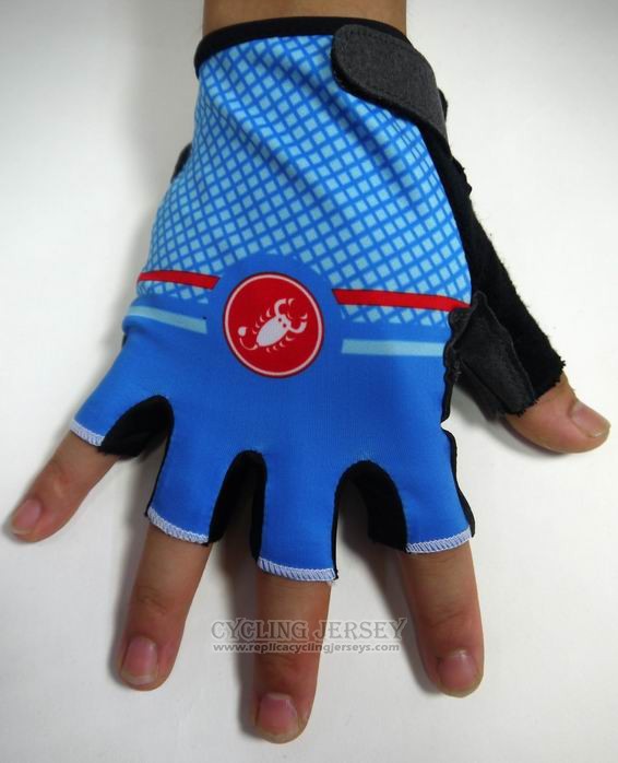 2015 Castelli Gloves Cycling Blue and Black