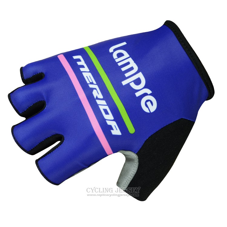 2015 Lampre Gloves Cycling Bluee