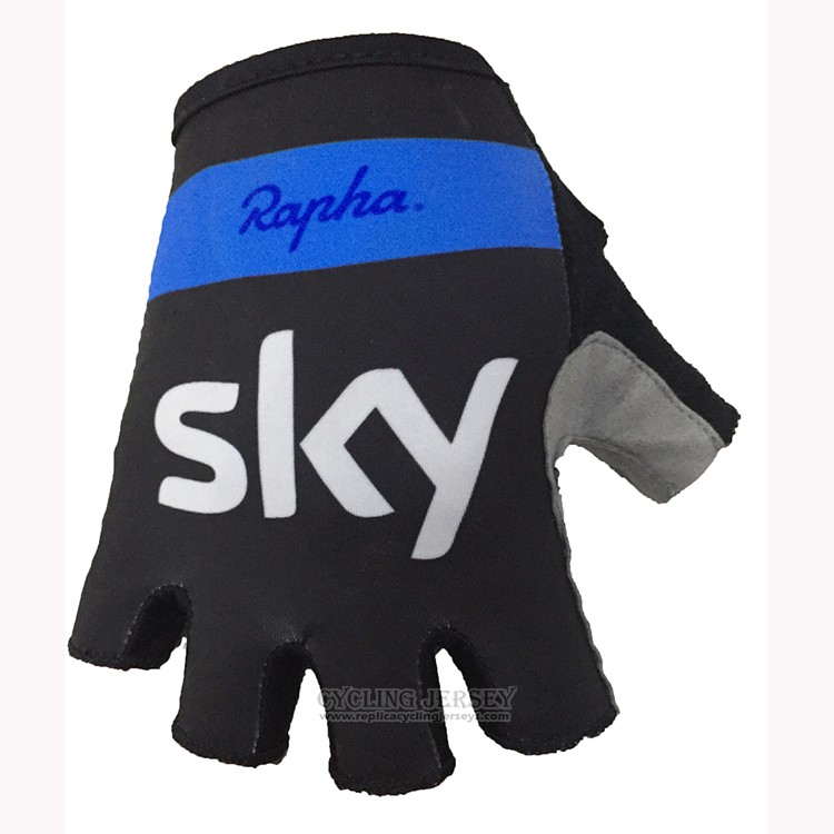 2018 Sky Gloves Cycling Black Bluee