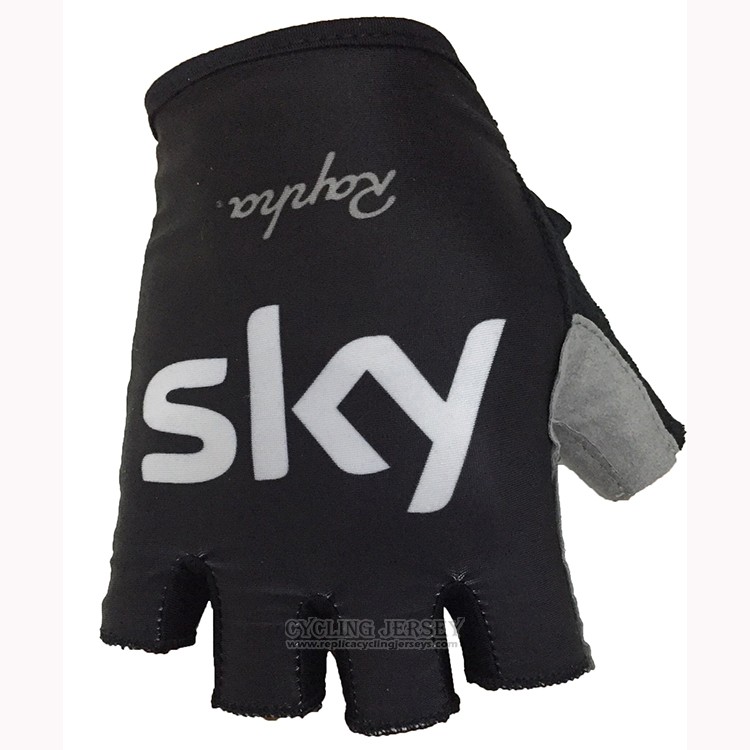 2018 Sky Gloves Cycling Black White
