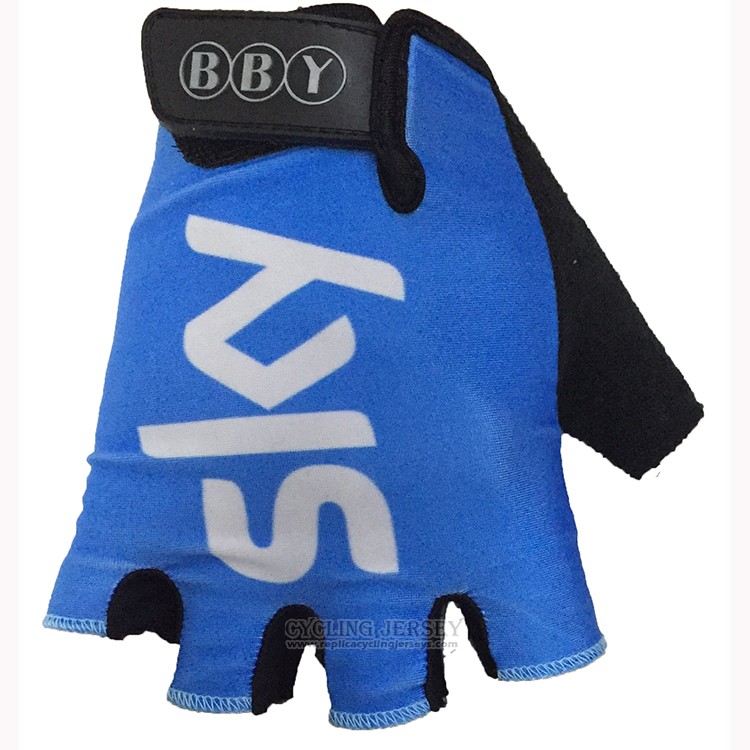 2018 Sky Gloves Cycling Bluee