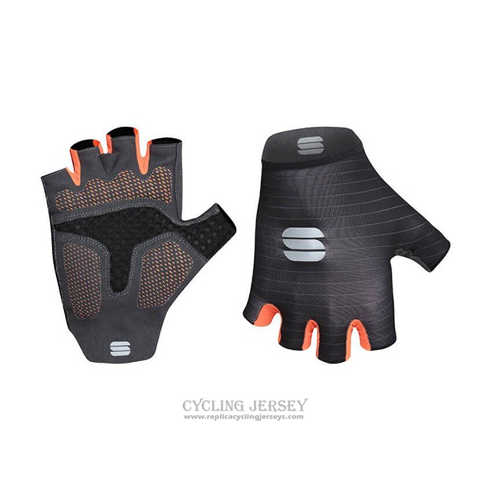 2021 Sportful Gloves Cycling Black Orange