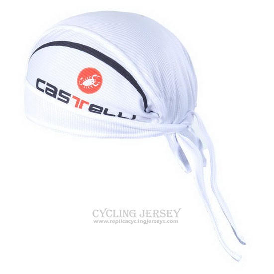 2012 Castelli Scarf Cycling White