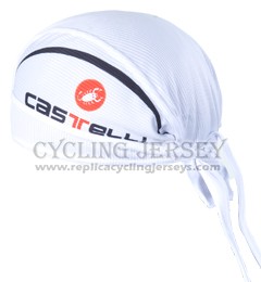 2013 Castelli Scarf Cycling White