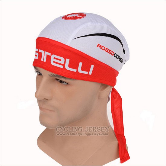 2015 Castelli Scarf Cycling White