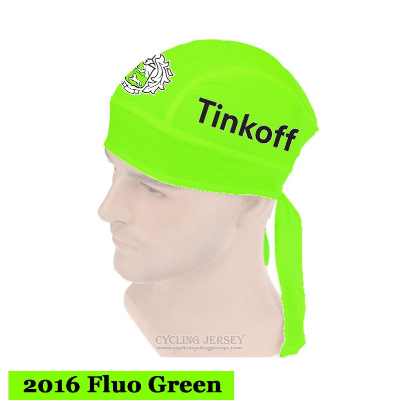 2015 Saxo Bank Tinkoff Scarf Cycling Green