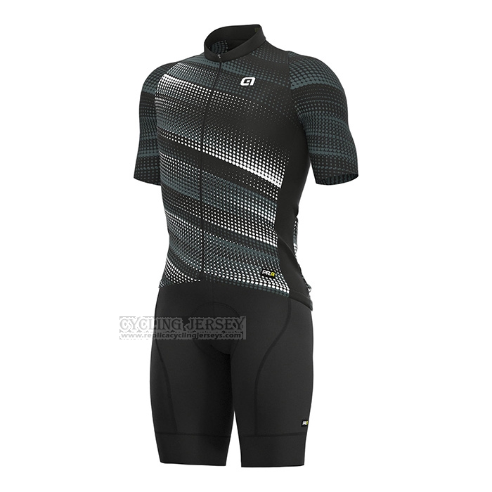 2022 Cycling Jersey ALE Black Short Sleeve and Bib Short