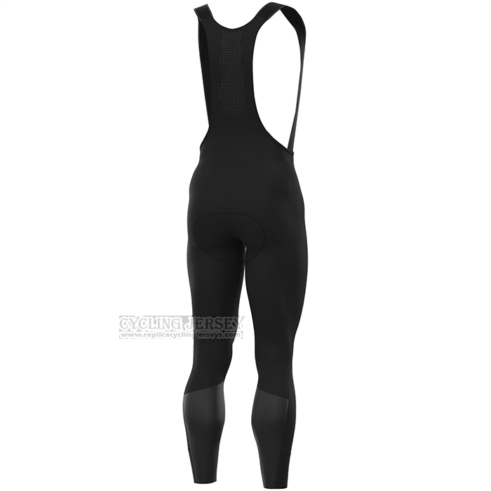 2023 Cycling Jersey ALE Black Yellow Long Sleeve and Bib Short