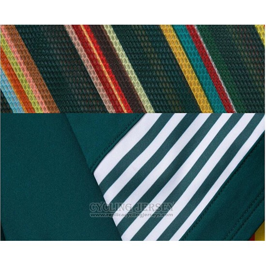 2019 Cycling Clothing Rcc Paul Smith Green Short Sleeve and Overalls
