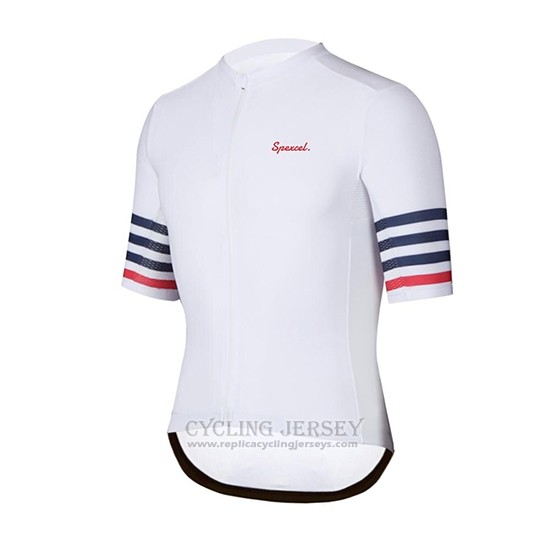 2019 Cycling Clothing Spexcel White Short Sleeve and Overalls