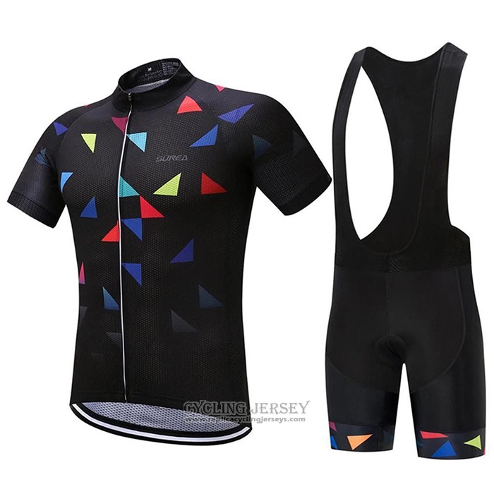 2020 Cycling Jersey Algrita Black Short Sleeve And Bib Short