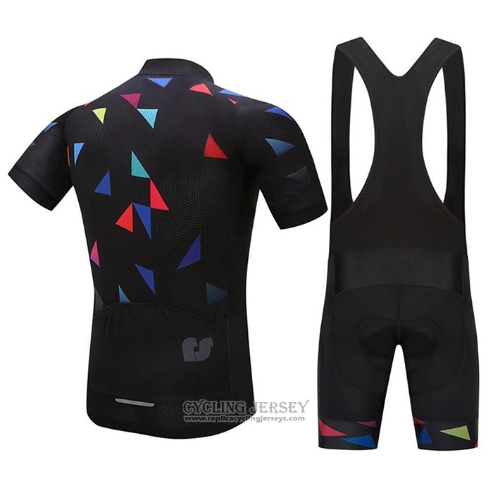 2020 Cycling Jersey Algrita Black Short Sleeve And Bib Short