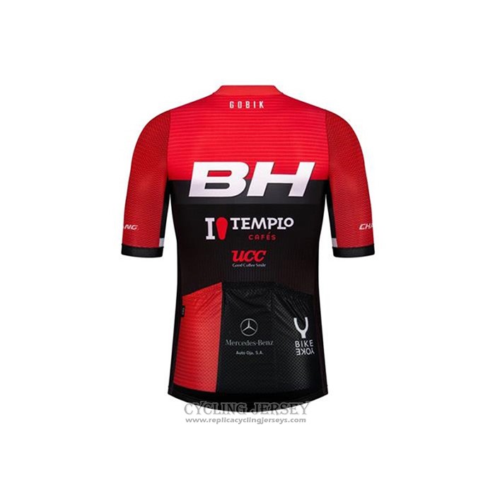 2020 Cycling Jersey Bh Templo Cafes Ucc Black Red Short Sleeve And Bib Short