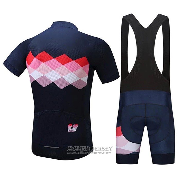 2020 Cycling Jersey Eddie Black Red Short Sleeve And Bib Short
