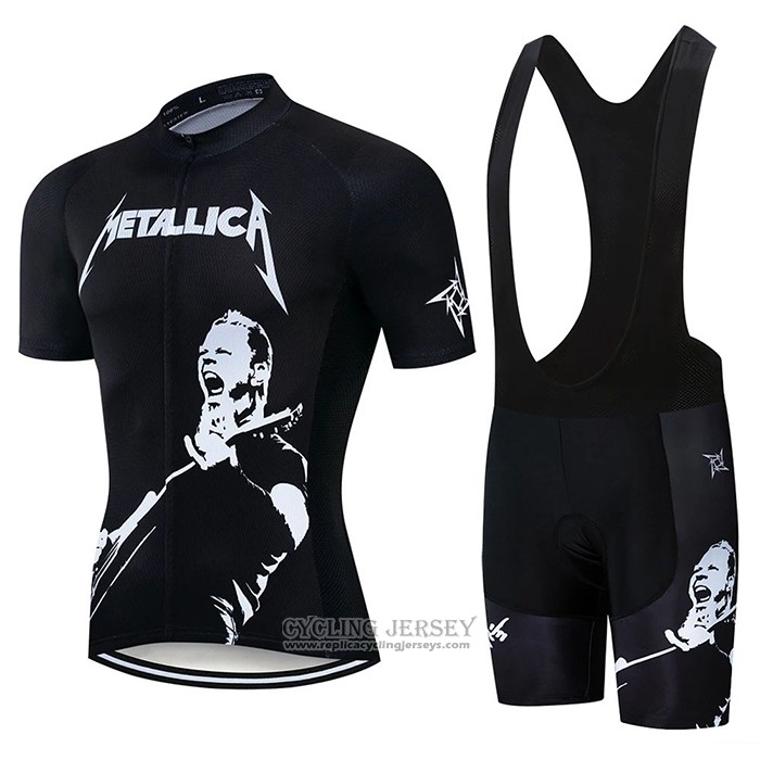 2020 Cycling Jersey James Black Short Sleeve And Bib Short