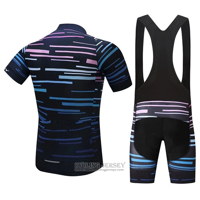 2020 Cycling Jersey Octos Blue Short Sleeve And Bib Short