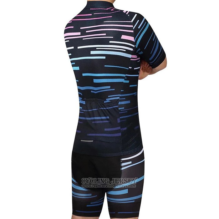 2020 Cycling Jersey Octos Blue Short Sleeve And Bib Short