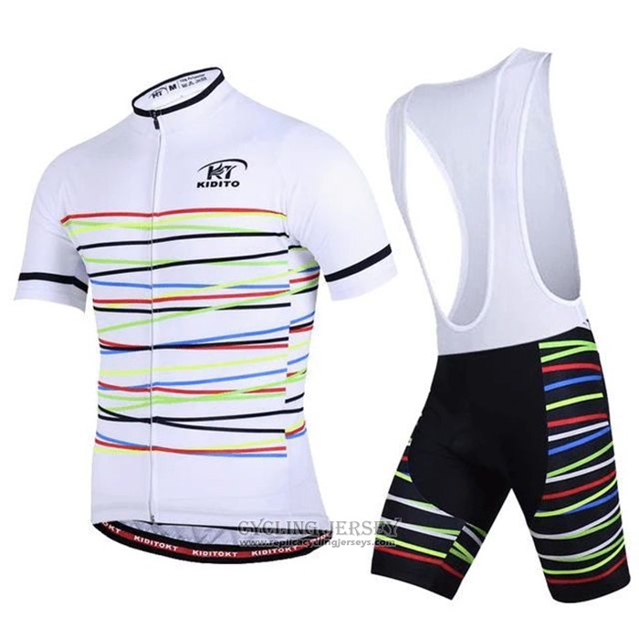 2020 Cycling Jersey Ripple White Short Sleeve And Bib Short