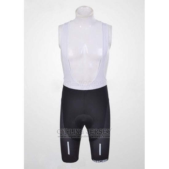 2011 Cycling Jersey Assos White and Black Short Sleeve and Bib Short