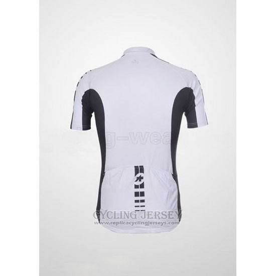 2011 Cycling Jersey Assos White and Black Short Sleeve and Bib Short