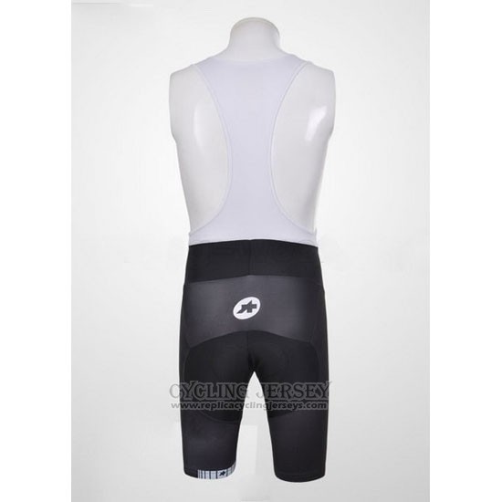 2011 Cycling Jersey Assos White and Red Short Sleeve and Bib Short