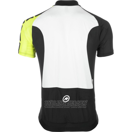 2016 Cycling Jersey Assos Black and Yellow Short Sleeve and Bib Short