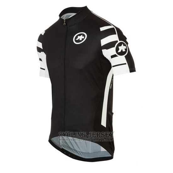2016 Cycling Jersey Assos Deep Black Short Sleeve and Bib Short