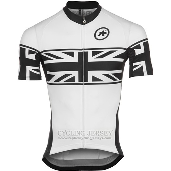 2016 Cycling Jersey Assos White Short Sleeve and Bib Short