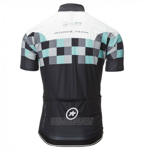 2017 Cycling Jersey Assos Black Short Sleeve and Bib Short