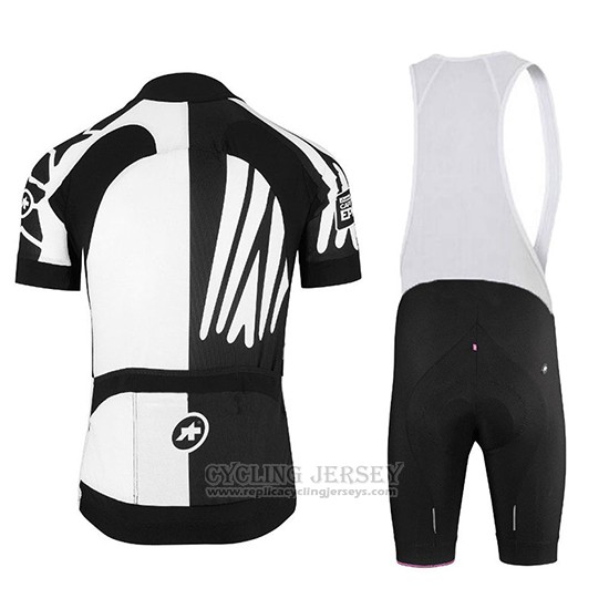 2018 Cycling Jersey Assos SS.Capeepicxc White Short Sleeve and Bib Short