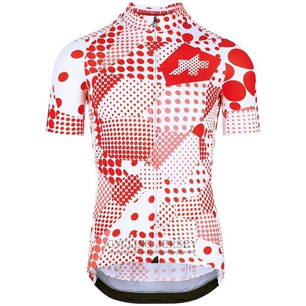 2020 Cycling Jersey Assos Erlkoenig Red White Short Sleeve And Bib Short