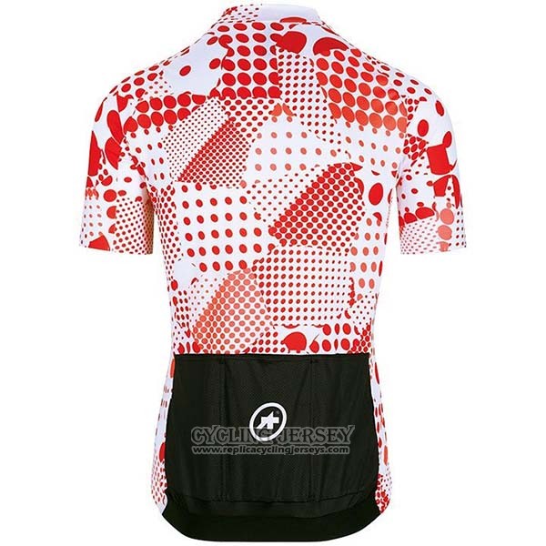2020 Cycling Jersey Assos Erlkoenig Red White Short Sleeve And Bib Short
