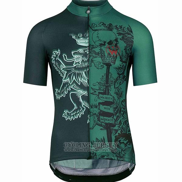2020 Cycling Jersey Assos Fastlane Wyndymilla Green Short Sleeve And Bib Short