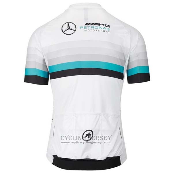 2020 Cycling Jersey Assos White Blue Black Short Sleeve And Bib Short