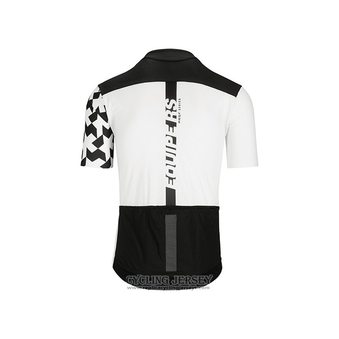 2021 Cycling Jersey Assos White Black Short Sleeve And Bib Short