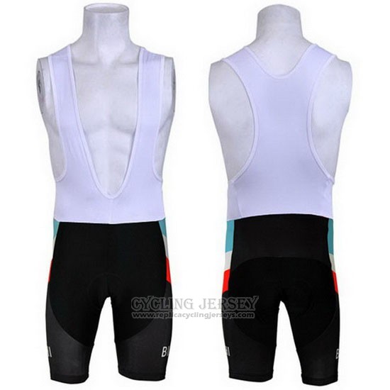 2013 Cycling Jersey Bianchi Black and Light Blue Short Sleeve and Bib Short