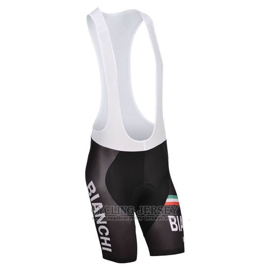 2014 Cycling Jersey Bianchi White and Green Short Sleeve and Bib Short
