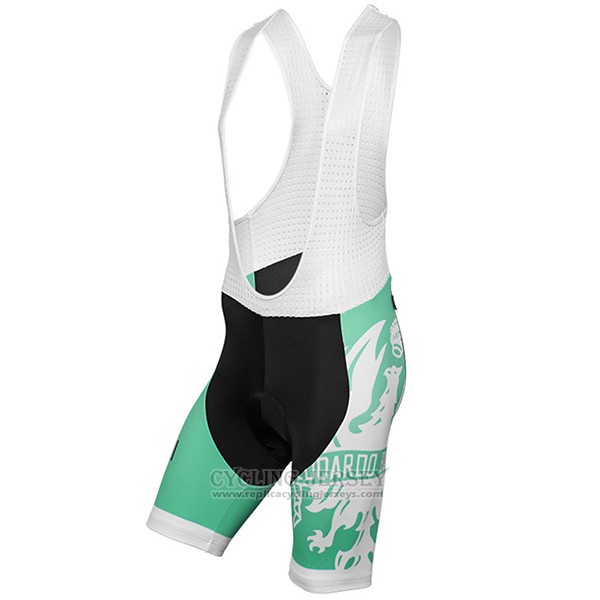 2016 Cycling Jersey Bianchi Green and White Short Sleeve and Bib Short