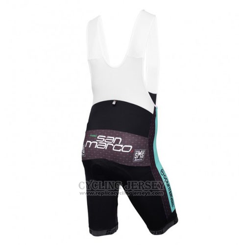 2016 Cycling Jersey Bianchi Mtb Light Blue and Black Short Sleeve and Bib Short