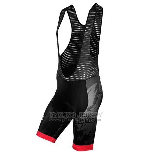 2016 Cycling Jersey Bianchi Red and Black Short Sleeve and Bib Short