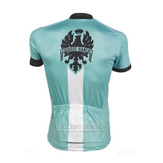 2017 Cycling Jersey Bianchi Green Short Sleeve and Bib Short
