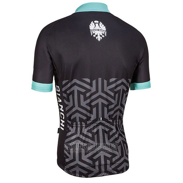 2017 Cycling Jersey Bianchi Milano Pride Black Short Sleeve and Bib Short
