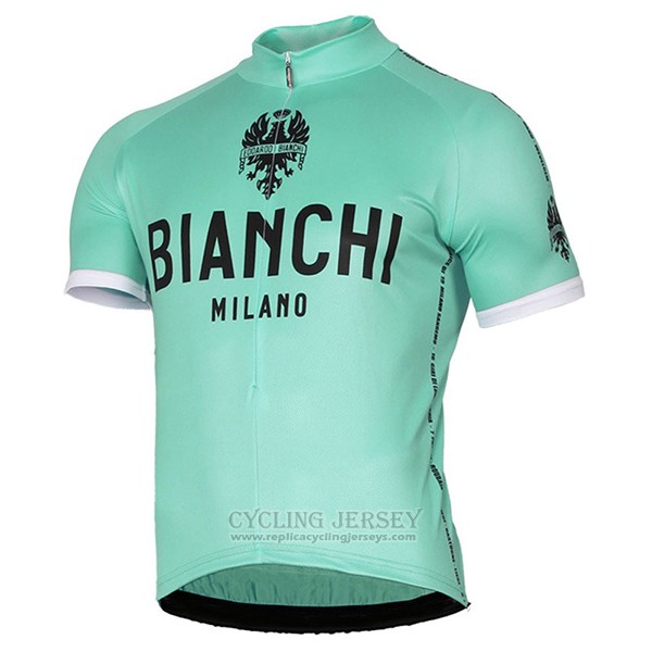 2017 Cycling Jersey Bianchi Milano Pride Green Short Sleeve and Bib Short
