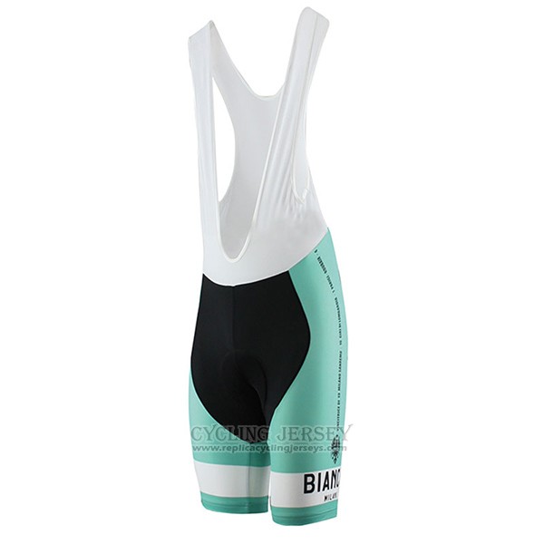 2017 Cycling Jersey Bianchi Milano Pride Green Short Sleeve and Bib Short