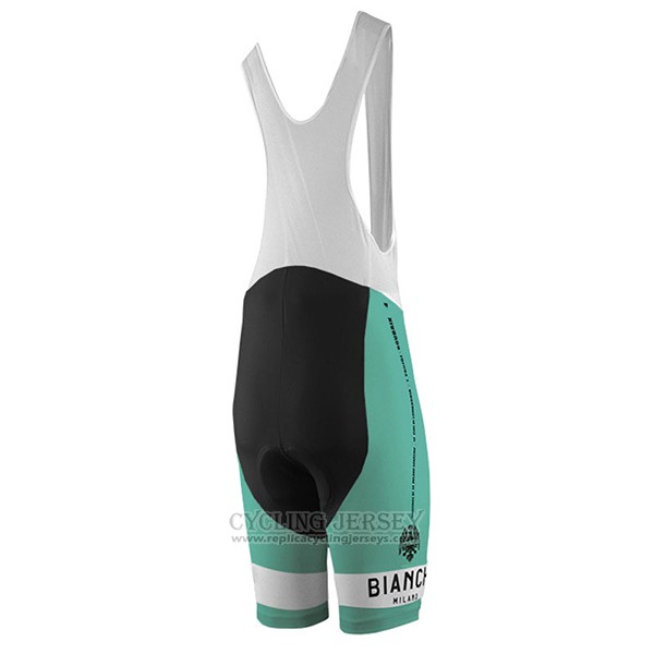2017 Cycling Jersey Bianchi Milano Pride Green Short Sleeve and Bib Short
