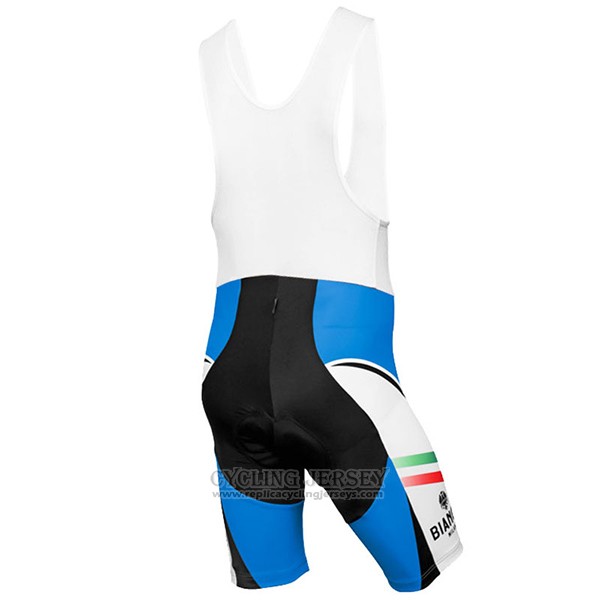2017 Cycling Jersey Bianchi Milano Sky Blue and White Short Sleeve and Bib Short
