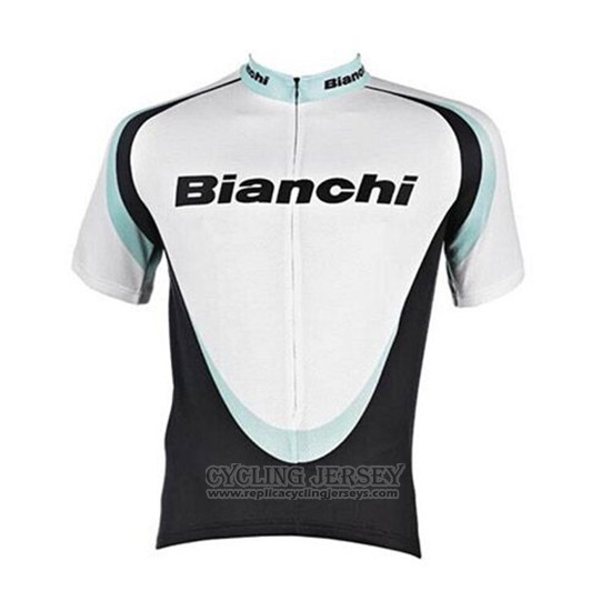 2017 Cycling Jersey Bianchi White Short Sleeve and Bib Short